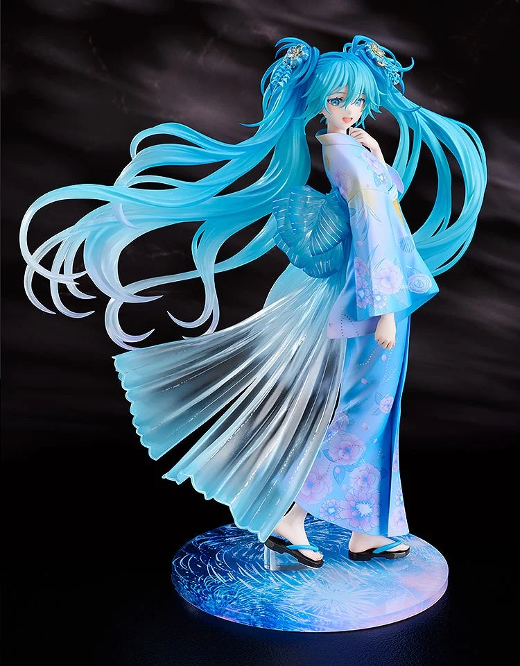 Figurine Hatsune Miku Ver. Music & Fire Works de Vocaloid par Good Smile Company